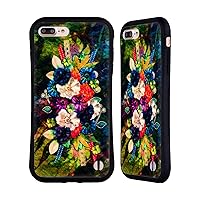 Head Case Designs Officially Licensed Haroulita Floral Collage Vivid Hybrid Case Compatible with Apple iPhone 7 Plus/iPhone 8 Plus