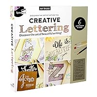 SpiceBox Creative Hand Lettering Kit, Learn Calligraphy Set with Workbook, Creative Simple Modern Letter Writing, Arts and Crafts Hobby for Adults