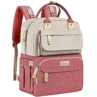 Legestori Diaper Bag Backpack, Baby Girl Diaper Bag, Large Diaper Bag Backpack Gift for Girls, Baby Diper Backpack for Travel with Insulated Pockets and Stroller Straps