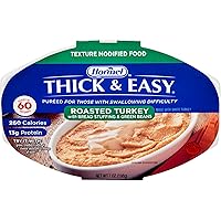 Thick & Easy Roasted Turkey Puree with Bread Stuffing & Green Beans, 7 Pack