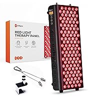 Red Light Therapy for Body, face - Powerful Near Infrared Light Therapy for Face, Whole Body Relaxation & Health - Thin, Tall & Stable for On-The-Go or at Home Red Light Therapy Panel Device