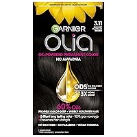 Hair Color Olia Ammonia-Free Brilliant Color Oil-Rich Permanent Hair Dye, 3.11 Darkest Platinum Brown, 1 Count (Packaging May Vary)