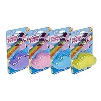Crayola Silly Putty Cloud Putty 4ct, Super Soft Putty Toys, Assorted Colors, Gift for Kids, Multi