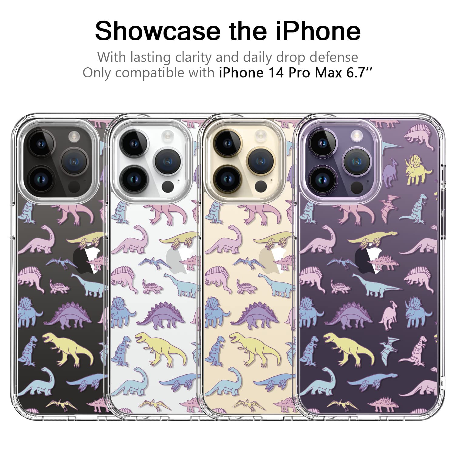 Bicol iPhone 14 Pro Max Crystal Case, 6.7