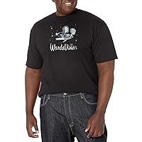 Marvel Big & Tall Wandavision Wv Flying Stars Men's Tops Short Sleeve Tee Shirt