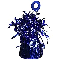 Premium Blue Mini Foil Balloon Weights - 6 oz (Pack of 12) | Stylish, Solid & Heavy-Duty Anchors | Perfect for Indoor or Outdoor Celebrations