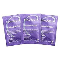 Malibu C Blondes Wellness Remedy - Removes Discoloration from Blonde Hair - Brightening Blonde Remedy for Moisturized, Vibrant Strands