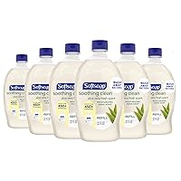 Softsoap Soothing Clean Liquid Hand Soap Refill, 32 Ounce, 6 Pack