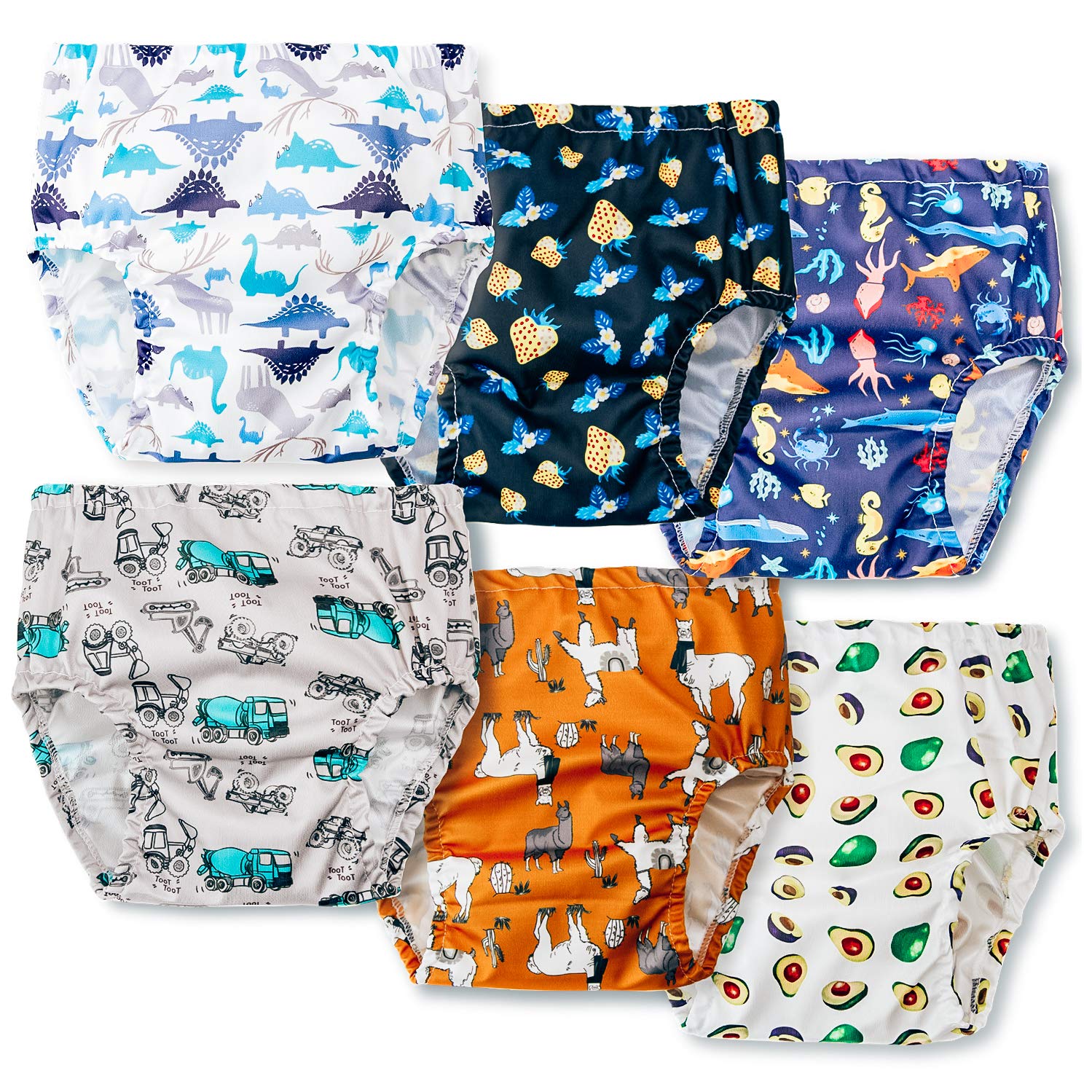 Buy 6 Pcs Plastic Underwear Covers for Potty Training 3T Rubber Pants for  Toddlers Rubber Training Pants for Toddlers Plastic Training Pants Plastic  Diaper Covers Toddler Plastic Underwear for Toddler