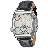 Men's CV2131 Grandeur Analog Display Automatic Self Wind Black Watch
