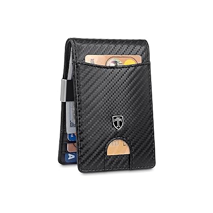 TRAVANDO Money Clip Wallet RIO - Mens Wallets slim Front Pocket RFID Blocking Card Holder Minimalist Mini Bifold Gift Box