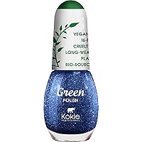 Kokie Cosmetics Vegan, Plant Based, Cruelty Free Nail Lacquer, Green Polish (Skinny Dip GP27)