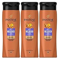 Pantene Pro-V Truly Relaxed Hair Moisturizing Shampoo with Coconut & Jooba Oil 12.6 Ounce (372ml) (Pack of 3)