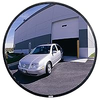 See All PLXO18 Circular Acrylic Heavy Duty Outdoor Convex Security Mirror, 18