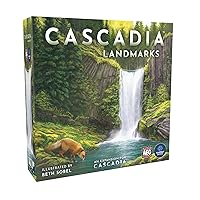 AEG & Flatout Games | Cascadia: Landmarks - Expansion for Award-Winning Board Game, Cascadia | Easy to Learn | Quick to Play | Ages 10+ | Adds 5th & 6th player