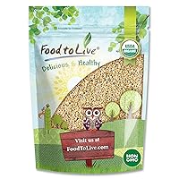 Food to Live Organic Steel Cut Oats, 3 Pounds — 100% Whole Grain Irish Oats, Non-GMO Cereal, Non-Irradiated, Vegan, Bulk, Product of the USA