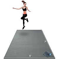 Gorilla Mats Premium Large Exercise Mat – 7' x 5' x 1/4