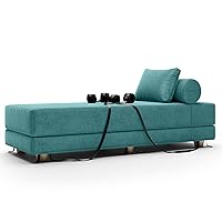 Liberator Black Label Divan Daybed with Microfiber Cuff Kit, Bru Surf Turquoise