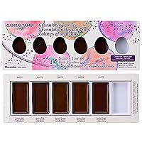 Kuretake GANSAI TAMBI GRANULATING COLOR 5 colors set, Watercolor Paint Set, Professional-Quality for Artists and Crafters, AP-Certified, for Adult, Made in Japan