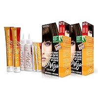 D de la Vega Color, Hair Dye Kit, Chocolate 6.7, 2 Boxes