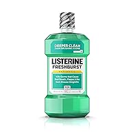 Freshburst Antiseptic Mouthwash with Germ-Killing Oral Care Formula to Fight Bad Breath, Plaque and Gingivitis, 500 mL