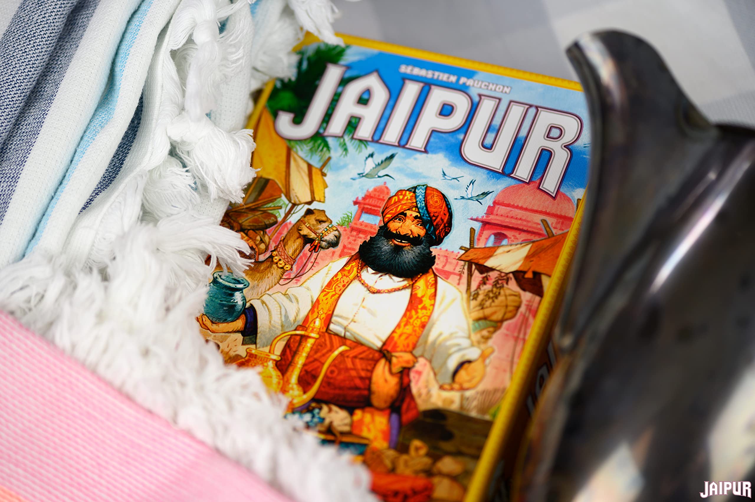 Jaipur Board Game (New Edition) | Strategy Game for Adults and Kids | Trading, Fun Tactical Game | Ages 10 and up | 2 Players | Average Playtime 30 Minutes | Made by Space Cowboys