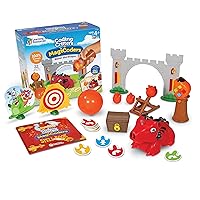 Learning Resources Coding Critters MagiCoders: Blazer the Dragon, Screen-Free Early Coding Toy For Kids, Interactive STEM Coding Pet, 22 Piece Set, Ages 4+