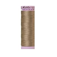 Mettler Silk-Finish Solid Cotton Thread, 164 yd/150m, Khaki