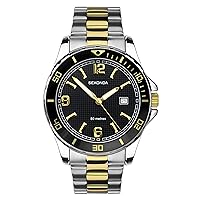 Sekonda Mens Analogue Classic Quartz Watch with Stainless Steel Strap