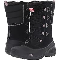 THE NORTH FACE Girls' Shellista Lace II Boots - Black/Quail Gray, 10 Toddler
