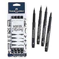  Faber-Castell F167299 Pitt Artist Pen Fine 0.5mm Fineliner -  Black : Office Products