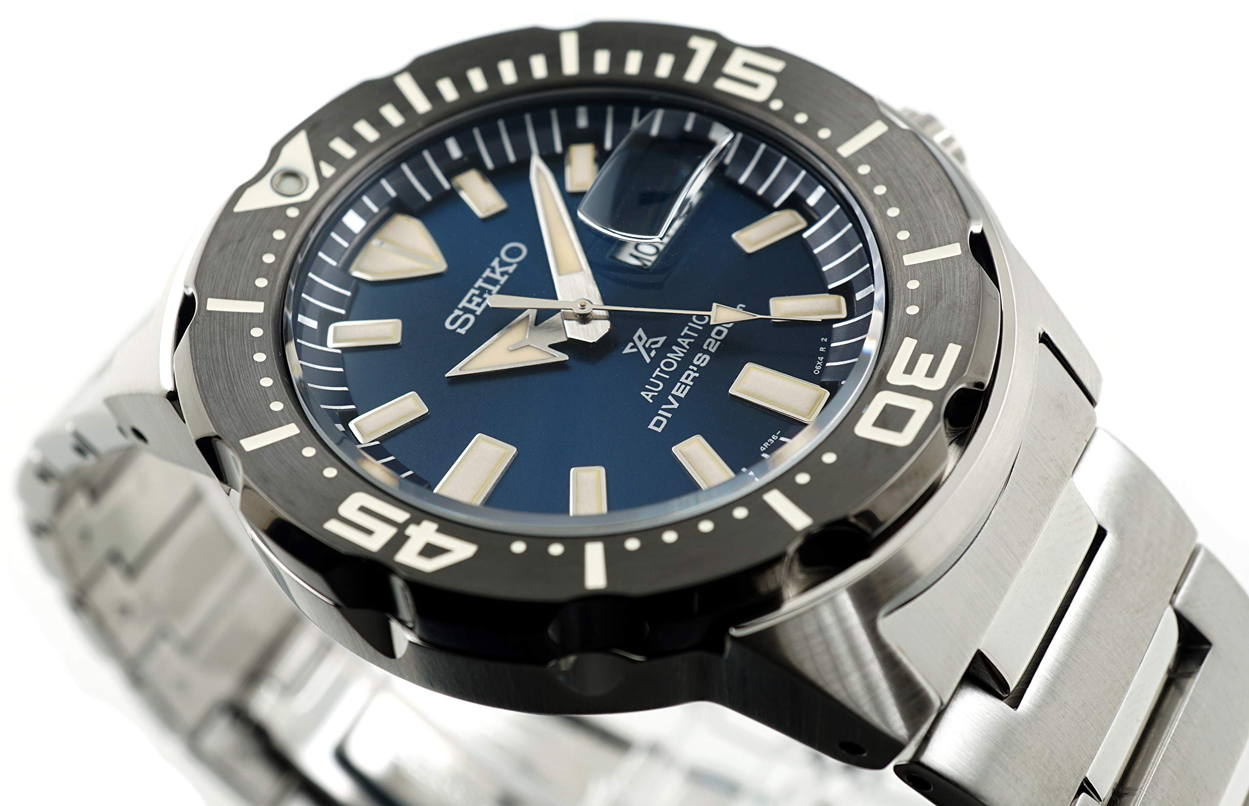 Mua SEIKO Prospex Monster Diver's 200M Automatic Blue Dial Watch SRPD25K1  trên Amazon Mỹ chính hãng 2023 | Giaonhan247