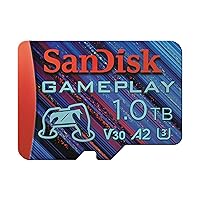 SanDisk 1TB Gameplay microSD Memory Card for Mobile Gaming - Up to 190MB/s, for Handheld Console Gaming - SDSQXAV-1T00-GN6XN