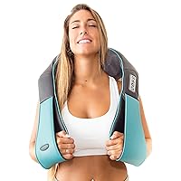 InvoSpa Shiatsu Neck and Back Massager with Heat - Deep Kneading Pillow for Massage - Electric Full Body Massager