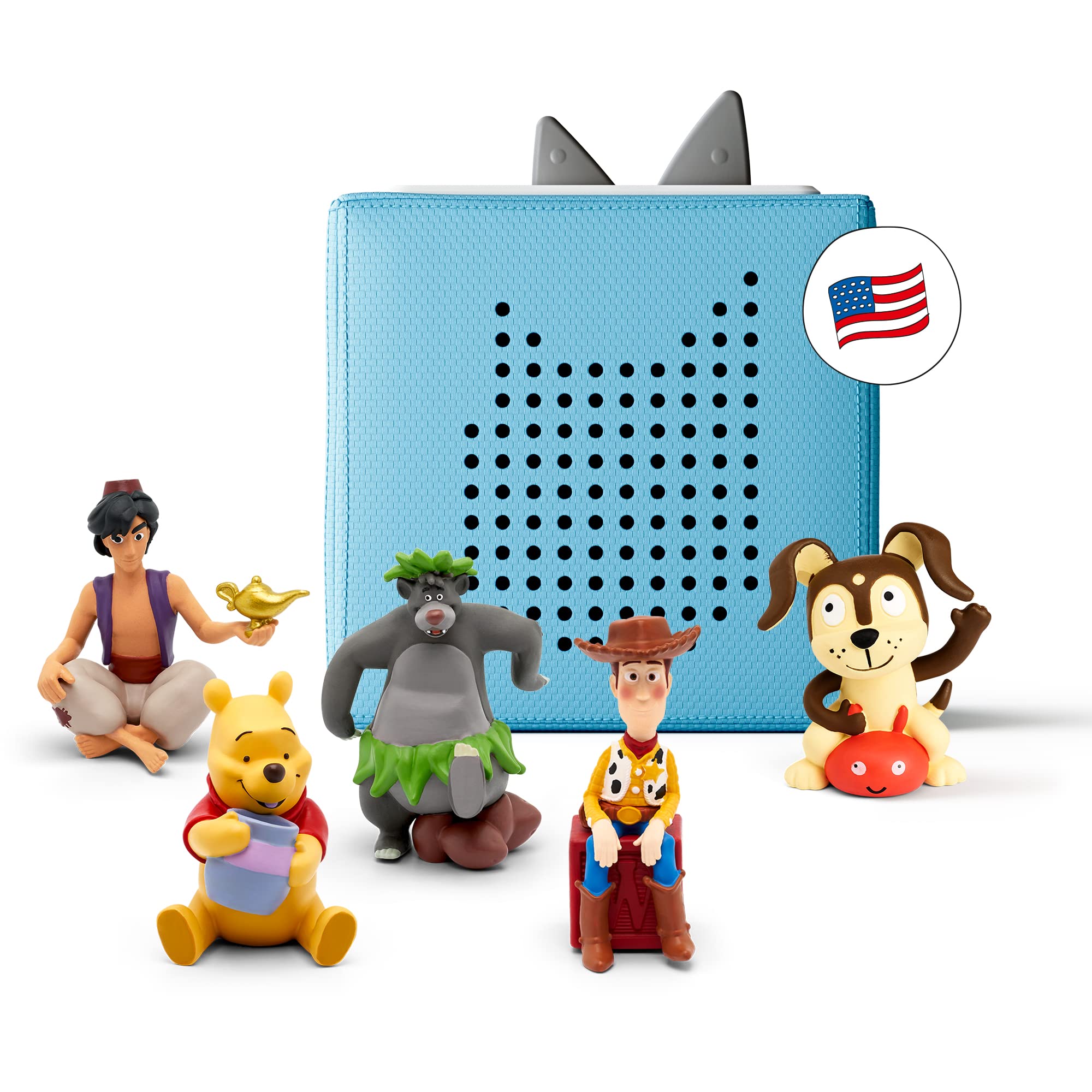 Toniebox Audio Player Starter Set with Woody, Baloo, Aladdin, Winnie The Pooh, and Playtime Puppy – Imagination Building, Screen-Free Digital… – Tonies >>> top1shop >>> fado.vn