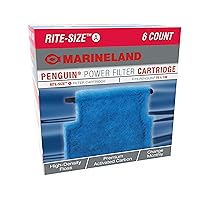 Marineland Penguin Rite-Size Cartridge,power filter cartridge, fit penguin 75 & 100,6 count
