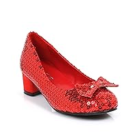 Children's Red Sequin Shoes