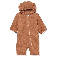 Amazon Essentials Unisex Babies' Sherpa Fleece Bunting Suit