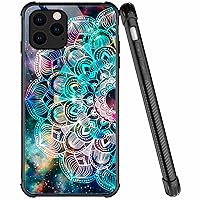 ZHEGAILIAN Case Compatible with iPhone 13 Pro,Starry Mandala Pattern Anti-Scratch 13 Pro Cases for Girls Women,Four Corners Desgin Shockproof Case for 13 Pro 6.1-inch