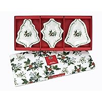 Portmeirion Holly and Ivy Dishes, Set of 3