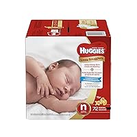 Huggies Little Snugglers Baby Diapers Size Newborn, 72ct
