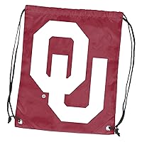 Logo Brands NCAA Oklahoma Sooners Doubleheader Backsack, One Size, Team Color