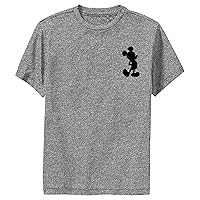 Disney Characters Mickey Silhouette Boy's Performance Tee