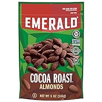 Nuts Cocoa Roast Almonds (1-Pack), 5 Oz Resealable Bag, Kosher Certified, Non-GMO, Contains No Artificial Preservatives, Flavors or Synthetic Colors