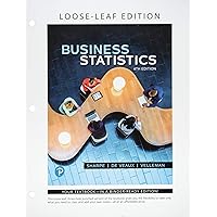Business Statistics Business Statistics Loose Leaf
