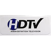 VATH HDTV (High Definition Television) Sticker 14 x 38mm [802]