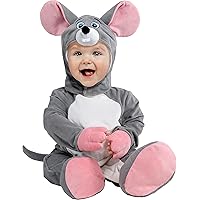 Rubie's Child's Mouse Costume Jumpsuit and Headpiece, As Shown, 6-12 Months