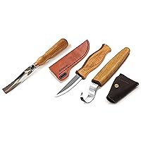 BeaverCraft Wood Carving Gouge Chisel 7L/22 Hook Knife SK1s Sloyd Knife C4s Wood Carving Spoon Carving Knife Wood Carving Tools Bowl Carving