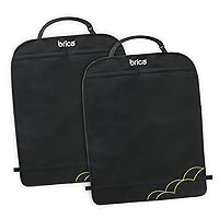 Munchkin® Brica® Deluxe Kick Mats™ Car Seat Protector, Black, 2 Pack