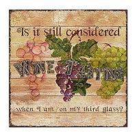 Family Signs Wood Fruit Grapes, Vintage Wooden Plaque, Inspirational Quotes Wooden Sign for The Home Office Decorations 12x12 Inch